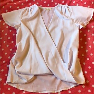 White Cross Front Top